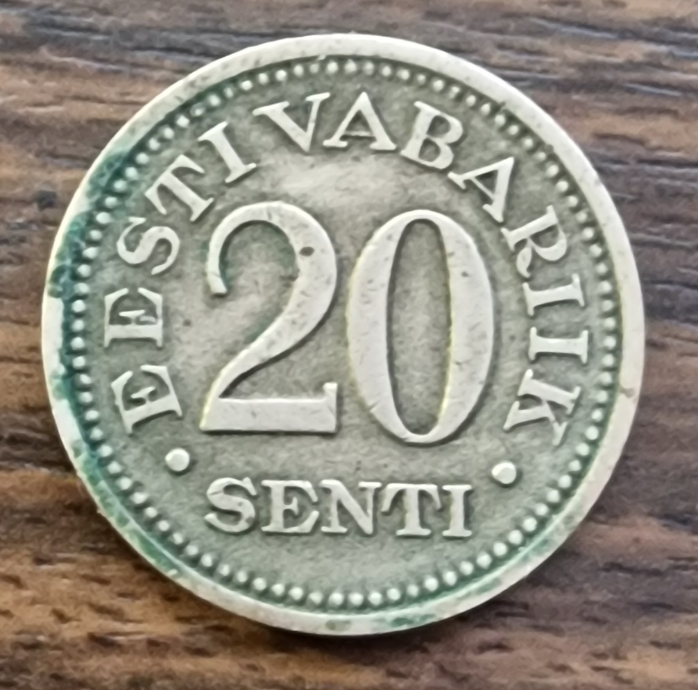 E1 20 senti 1935