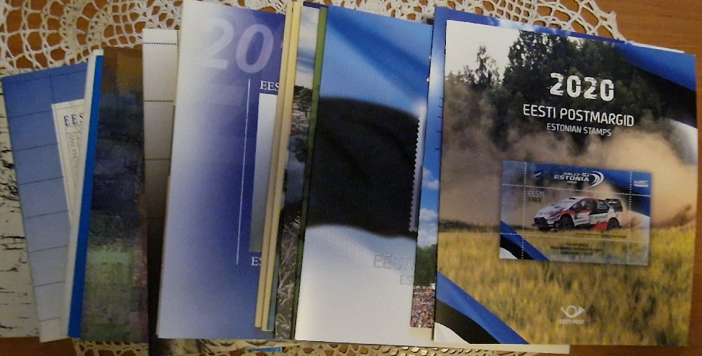 Eesti markide aastakomplektid 1991-2020.a.