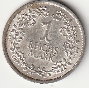 H5 1 Reichsmark 1925