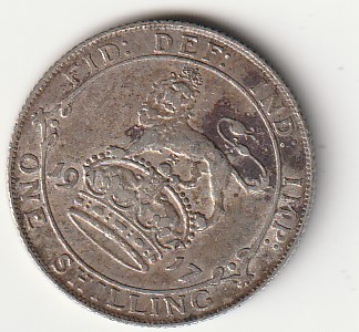 H5 Inglismaa 1Shilling 1917 - Image 2