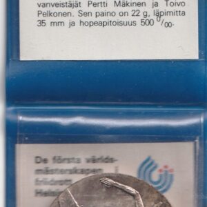 Soome hõbemünt pangapakendis