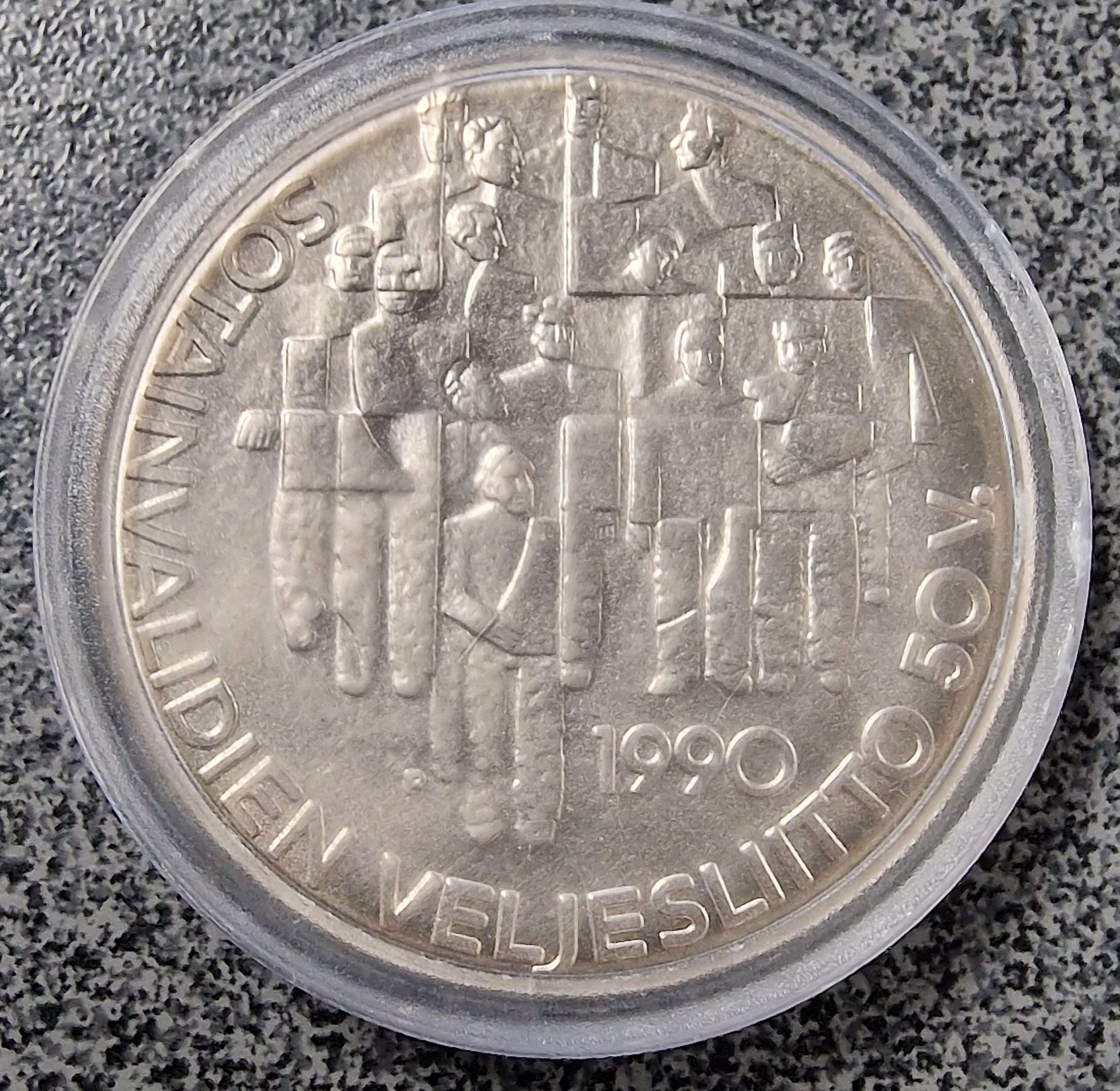 Soome hõbemünt kapslis - Image 2