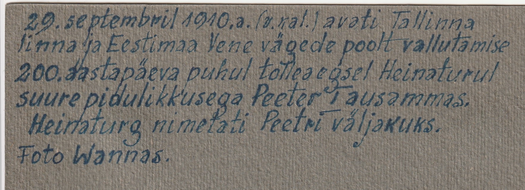 29.09.1910.a. Peeter I ausamba avamine Heinaturul 1 - Image 3