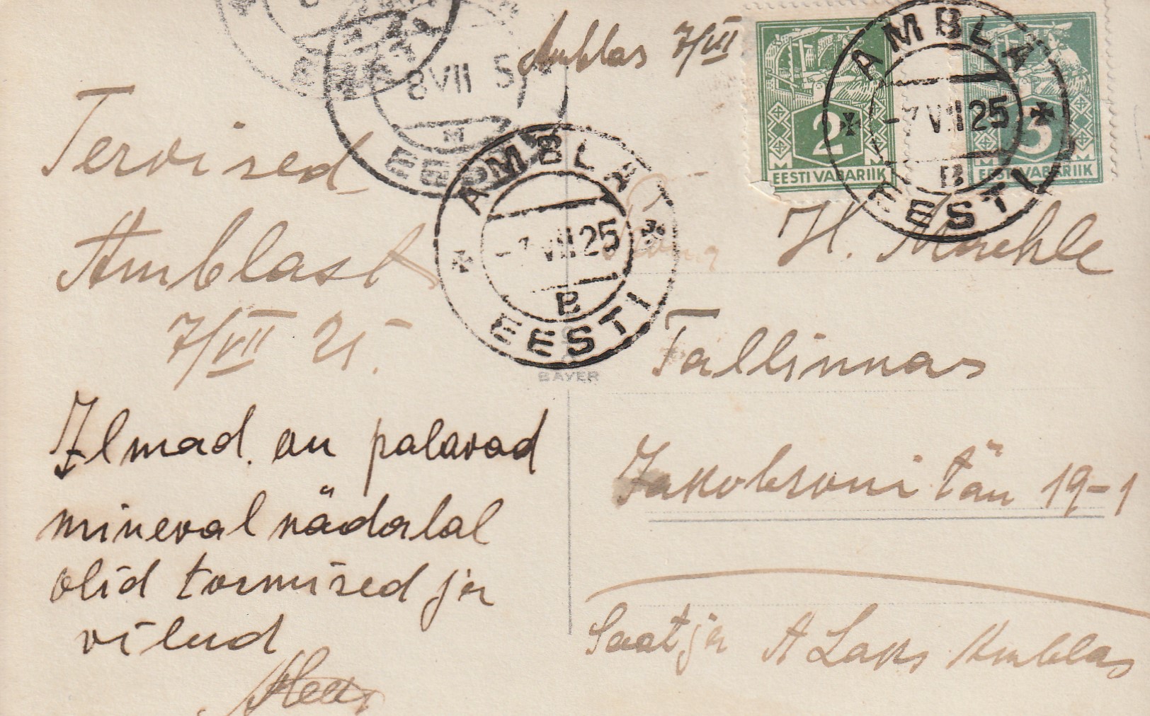 Ambla laulupäev 1925.a. 2 — изображение 2