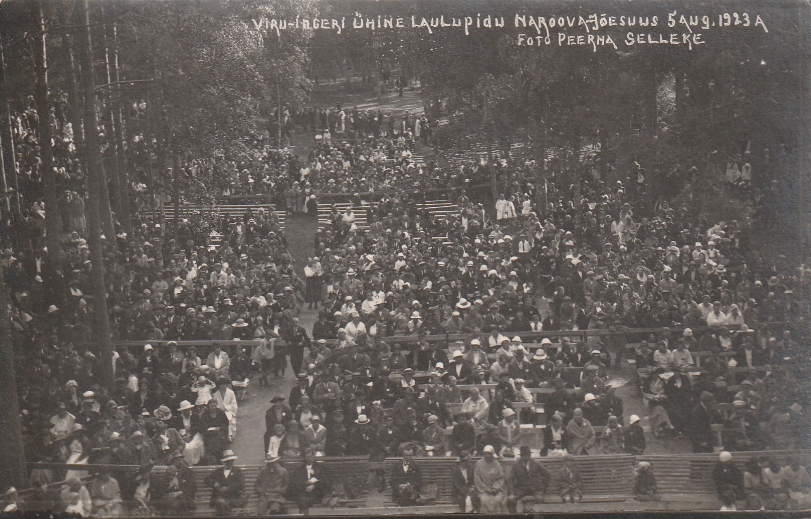 Viru Ingeri ühine laulupidu Narva-Jõesuus 1923.a. 2