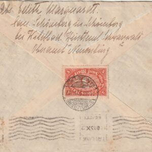 Alternative view of Saksa- Tallinn  ümbrik 1922