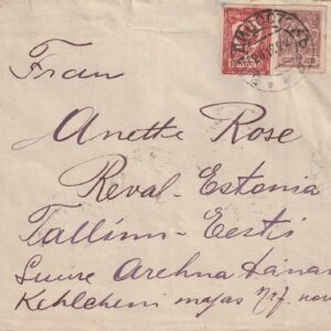 Vladivastok- Tallinn ümbrik 1923