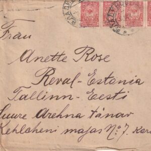 Vladivastok- Tallinn ümbrik 1923