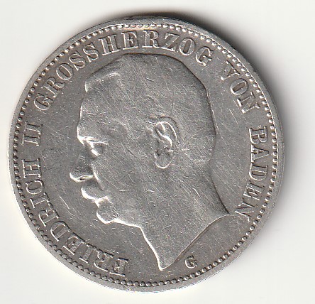 H3 Saksa 3 marka 1909