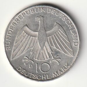 Alternative view of H3 Saksa 10 marka 1972