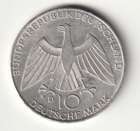 H3 Saksa 10 marka 1972 - Image 2