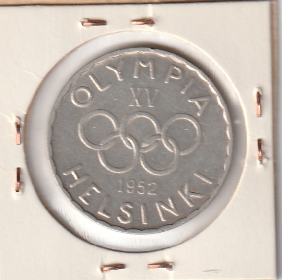 Soome hõbemünt Olümpia 1952