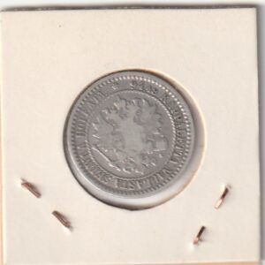 Alternative view of Soome hõbemünt 1 markka 1866