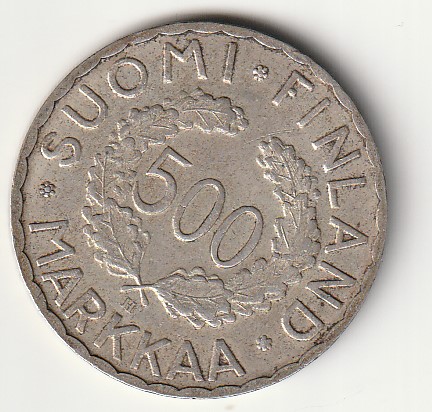 H3 Soome hõbemünt Olümpia 1952