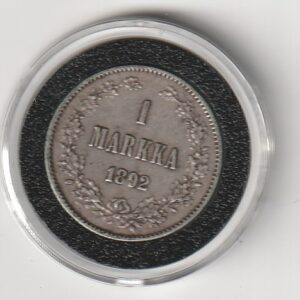 Soome hõbemünt 1 markka 1892