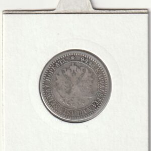 Alternative view of S1-1 Soome hõbemünt 1 markka 1865