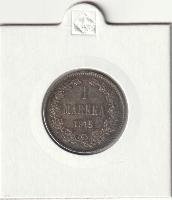 S1-2 Soome hõbemünt 1 markka 1915