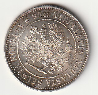 S1-2 Soome hõbemünt 1 markka 1915 - Image 2